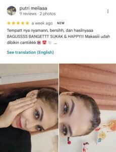  Testimoni klien setelah sulam alis di Delogy Depok, hasil rapi dan natural